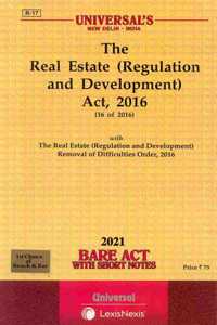 The Real Estate (Regulation And Development) Act, 2016 [2021 Edn]