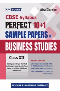 Apc Books Cbse Syllabus Perfect 10+1 Sample Papers In Business Studies Class 12 [ 2022-23 Examination ]
