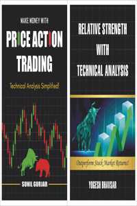 Price Action Trading + Relative Strength With Technical Analysis : Share Market Books Combo