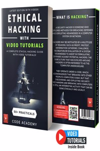 Ethical Hacking With Video Tutorials | 50+ Practicals With Videos | Basic To Advance Hacking Book | 200+ Hacking Tools | Chapter Wise Video Guide
