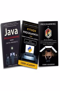 Programming Books Bundle With Project | Python Programming | C Programming | Java Programming (Set Of 3 Books) (Spiral-Bound)