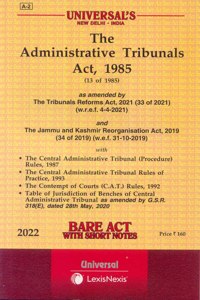 The Administrative Tribunals Act, 1985 [2022E]