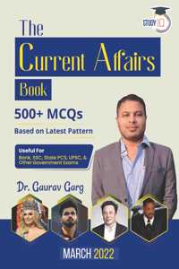 The Current Affairs Book 500+ MCQ's March 2022 by Dr. Gaurav Garg
