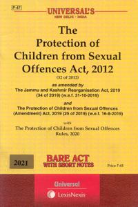 The Protection Of Children From Sexual Offences Act, 2012 [2021 Edn.]