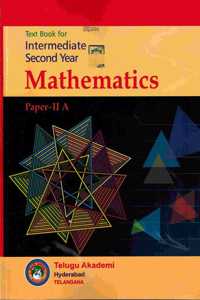 Textbook For Intermediate Second Year - Mathematics Paper - Ii A