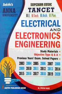 TANCET Entrance Test Guide for ELECTRICAL AND ELECTRONICS ENGINEERING / Study Materials, OT Q & A, Previous Year Exam Solved Papers with Detailed Answers 2003 to 2020 and Model Papers