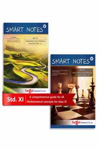 Std 11 Maths 1 And 2 Smart Notes Books | Fyjc Maths Guide | Commerce Maharashtra State Board | Based On Std 11Th New Syllabus | Also Includes Practice Problems, Mcqs, Activity Based Questions And Smart Check | Set Of 2 Books