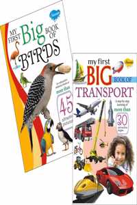 Sawan My First Big Books Of Birds And Transport |Pack Of 2 Books