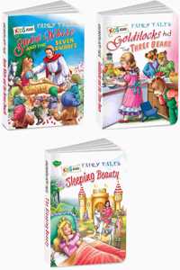 Sawan Set Of 3 Books, Kids Board Fairy Tales (Snow White And The Seven Dwarf, Goldilocks And The Three Bears, The Sleeping Beauty)