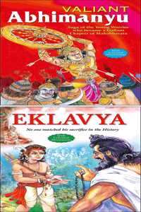 Set Of 2 Books | Children Story Books : Valiant Abhimanyu And Eklavya