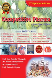 Competitive Pharma A Master Key For Exam I Pharmacist Exam Book ,MCQs Book ,Pharma book ZP Book
