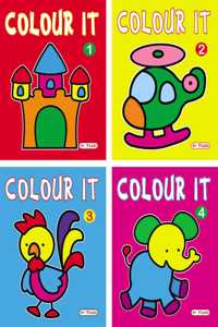 Colour It Books (Set Of 4) Colouring Books For Kids