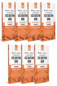 Icse Mlqb Class 10 (Set Of 7) : Physics, Chemistry, Maths, Biology, History & Civics, Geograpgy, Computer Applications