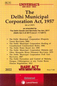 The Delhi Municipal Corporation Act, 1957 [2022E]