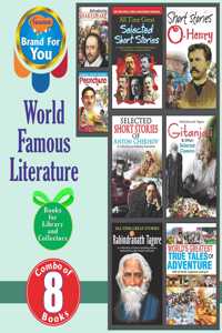 World Famous Literature | Set Of 8 Books For Library And Collectors