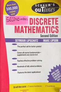 Discrete Mathematics Second Edition Condition Note :-(Used Good)