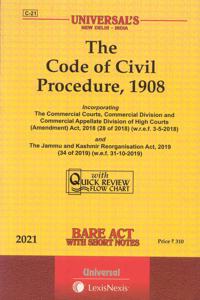The Code Of Civil Procedure- Bare Act With Short Notes