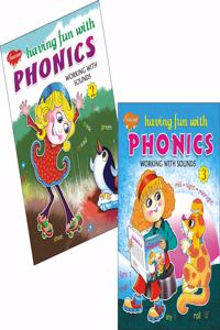 Sawan Having Fun With Phonics-2 And 3 | Pack Of 2 Books