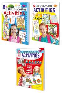 Set Of 3 Brain Booster Activity Books (8+, 9+, 10+ Brain Booster Activity Books)