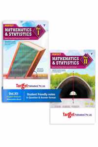 Std 12 Maths 1 And 2 Books | Science And Arts | Perfect Notes | Hsc Maharashtra State Board | Based On The Std 12Th New Syllabus| Set Of 2 Books