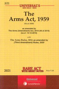 The Arms Act, 1959 [2021 Edn.]