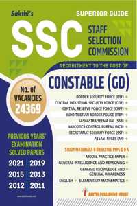 Ssc Constable General Duty (Gd) Exam Book