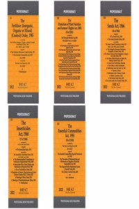 Laws On Insecticides, Fertiliser (Control) Order & Seeds, Essential Commodities Act, 1955 Combo