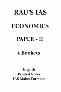 Rau's IAS Economics Optional Printed Notes of Paper 2 for UPSC Mains