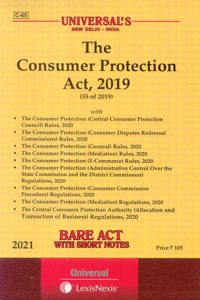(C-65) The Consumer Protection Act, 2019- Bare Act [2020 Edn.]