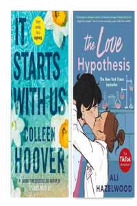 It Starts With Us + The Love Hypothesis (Romance Theme Bookmark Included)