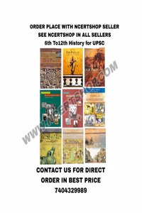 Ncert Textbook History Combo Set 6Th To 12Th English Medium (9 Booklets)