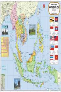South East Asia Map (Thailand, Philippines, Cambodia, Myanmar)