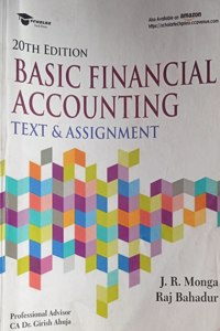 Basic Financial Accounting Text & Assignment By Jr Monga Second Hand & Used Book