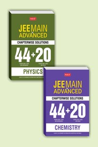 MTG 44 + 20 Years Chapterwise Solutions Physics, Chemistry for JEE (Advanced + Main), JEE Advanced Books 2022 (Set of 2 Books)