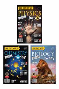 MTG Monthly Magazines of September 2022 - Physics For You, Chemistry Today, Biology Today For NEET Exam 2023- Combopack of 3 Books