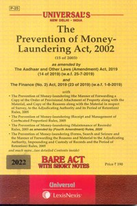 The Prevention Of Money-Laundering Act, 2002 [2022E]