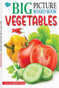 Big Picture Board Book Vegetables | Can Be Wiped Clean