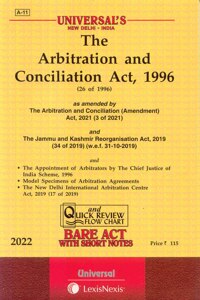 The Arbitration And Conciliation Act, 1996 [2022E]