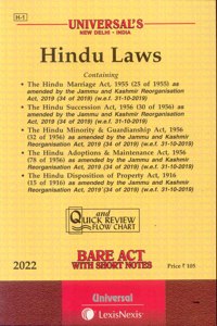 Hindu Laws [2022E]
