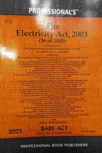 Electricity Act,2003- Bare Act