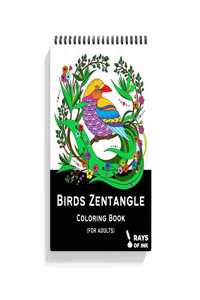 Rays Of Ink Birds Coloring Book For Adults | Ideal For Relaxing & Meditation | Stress Relieving Birds Designs | 120 Gsm Thick Paper