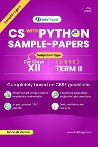 Computer Science With Python Sample Papers