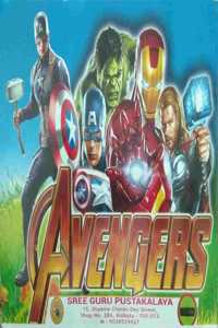 Copy Colouring Book Of [ Avengers ] For Kids & Childrens