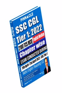Ssc Cgl Tier 1 2022: 2100 Tcs Mcq Chapter Wise English Medium
