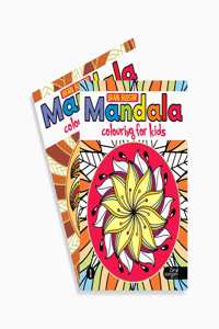 Zen Sangam Mandala Colouring - 2 Books Set (Kids Mandala Level-1_2) For Kids