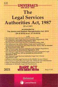 The Legal Services Authorities Act, 1987- Bare Act With Short Notes [2021 Edn.]
