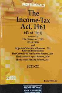 Income Tax Act 1961 (2021-22) (Small Size) [Paperback] Professional