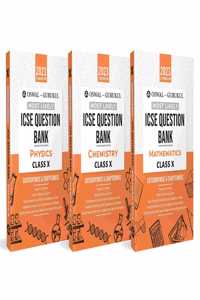 Oswal-Gurukul Most Likely Icse Question Bank Class 10 Bundles (Set Of 3) : Physics, Chemistry & Maths For Exam 2023