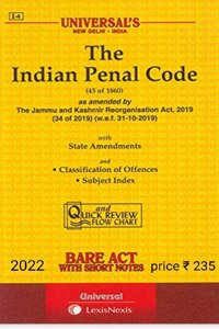 The Indian Penal Code- Bare Act With Short Notes [2020]