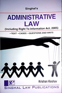 Singhal Law Publications Administrative Law [Paperback] Krishan Keshav
